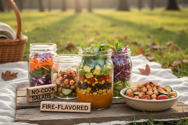 No-Cook Fire-Flavored Salads for Perfect Picnic Recipes