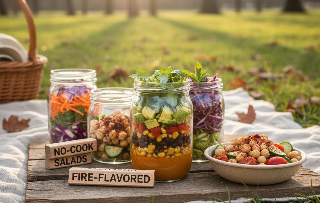 No-Cook Fire-Flavored Salads for Perfect Picnic Recipes
