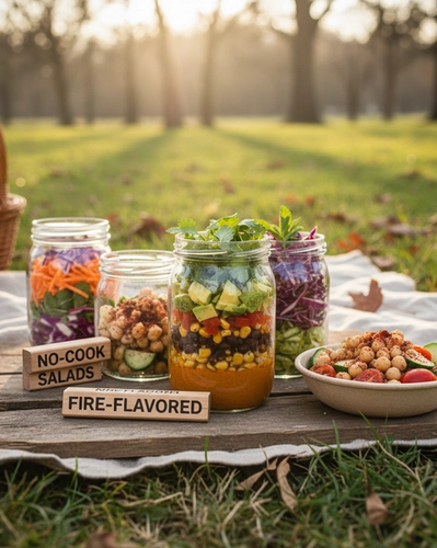 No-Cook Fire-Flavored Salads for Perfect Picnic Recipes