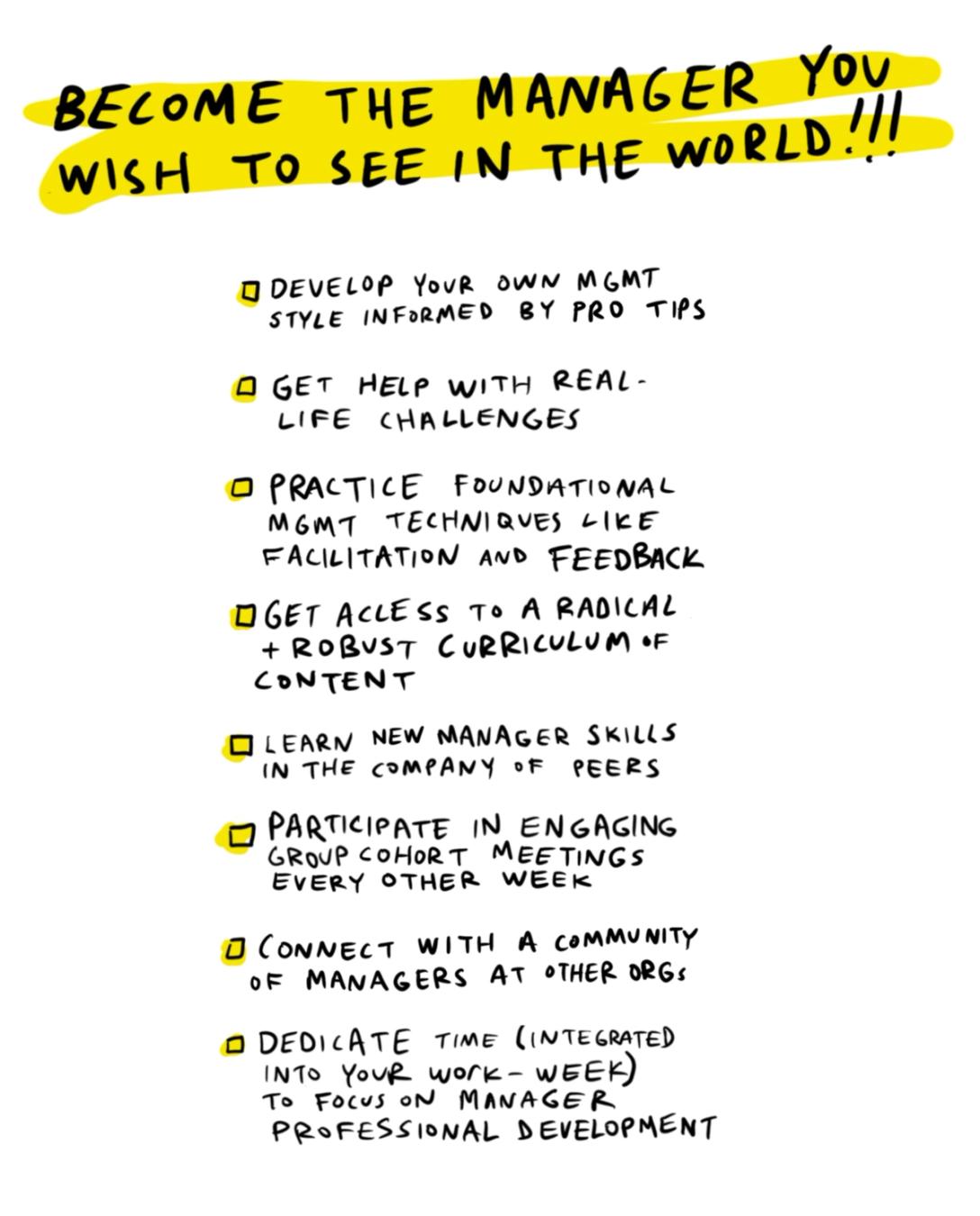 Become the manager you wish to see in the world