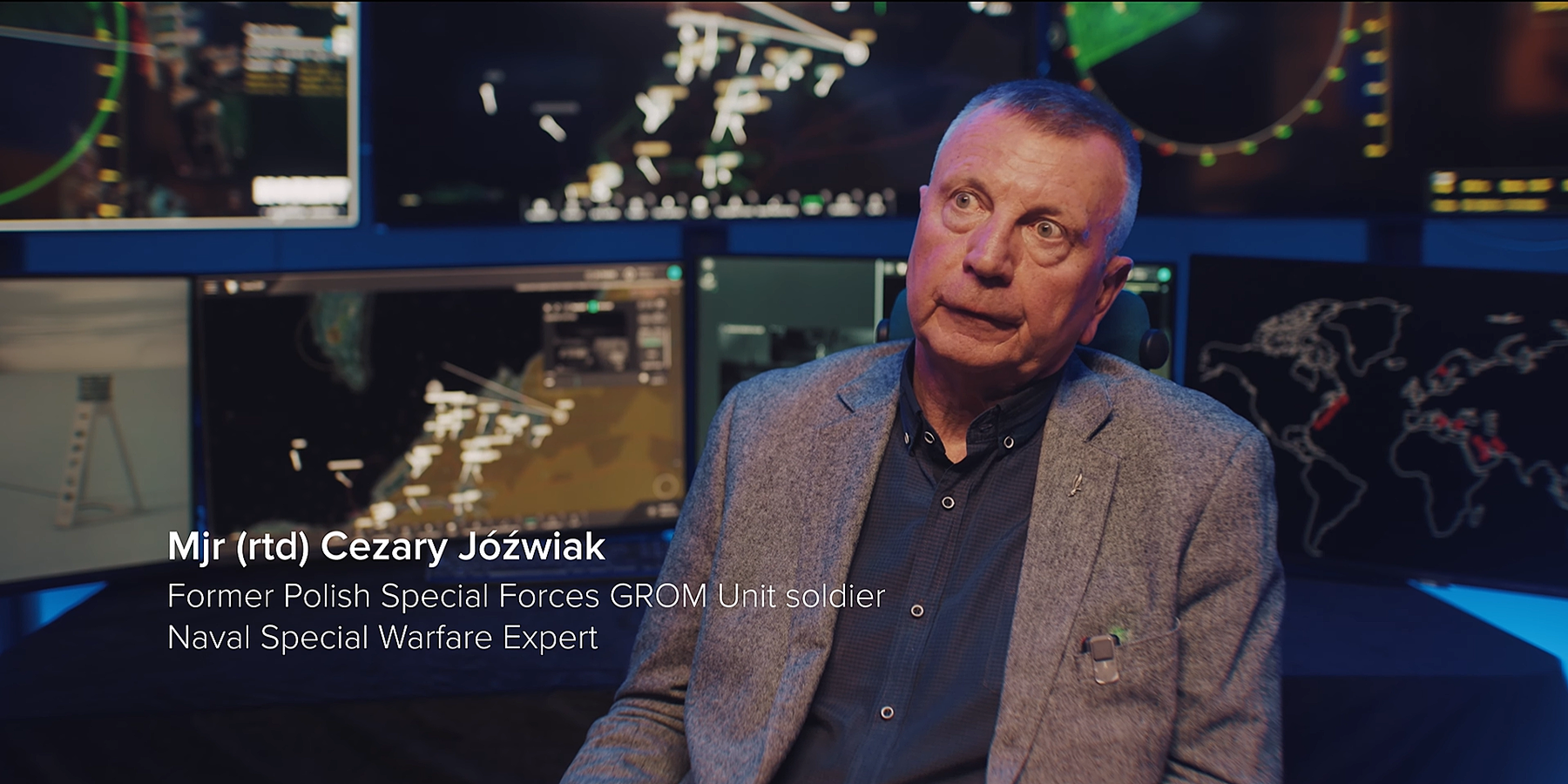 Mjr (rtd) Cezary Jóźwaik, a former member of Poland’s GROM Special Forces unit and a leading authority in naval special warfare.