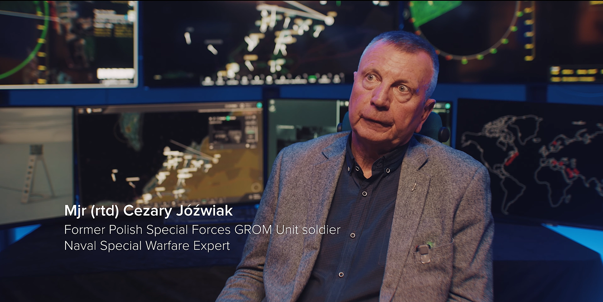 Mjr (rtd) Cezary Jóźwaik, a former member of Poland’s GROM Special Forces unit and a leading authority in naval special warfare.
