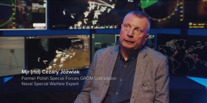 Mjr (rtd) Cezary Jóźwaik, a former member of Poland’s GROM Special Forces unit and a leading authority in naval special warfare.