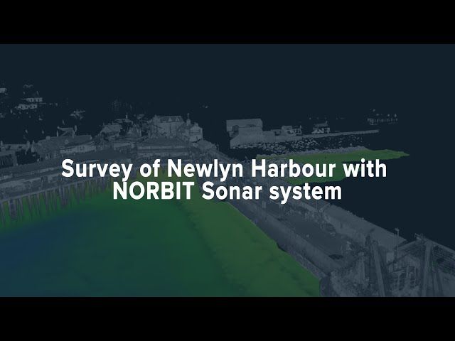 Ultrabeam Hydrographic survey of Newlyn Harbour with NORBIT Sonar system