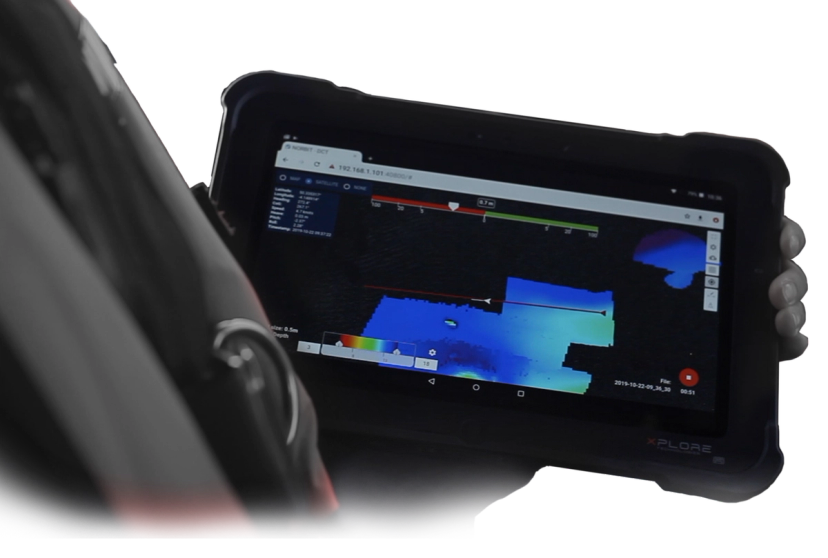 WBMS X multibeam sonar | High-resolution bathymetry