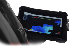 sonar data on a tablet