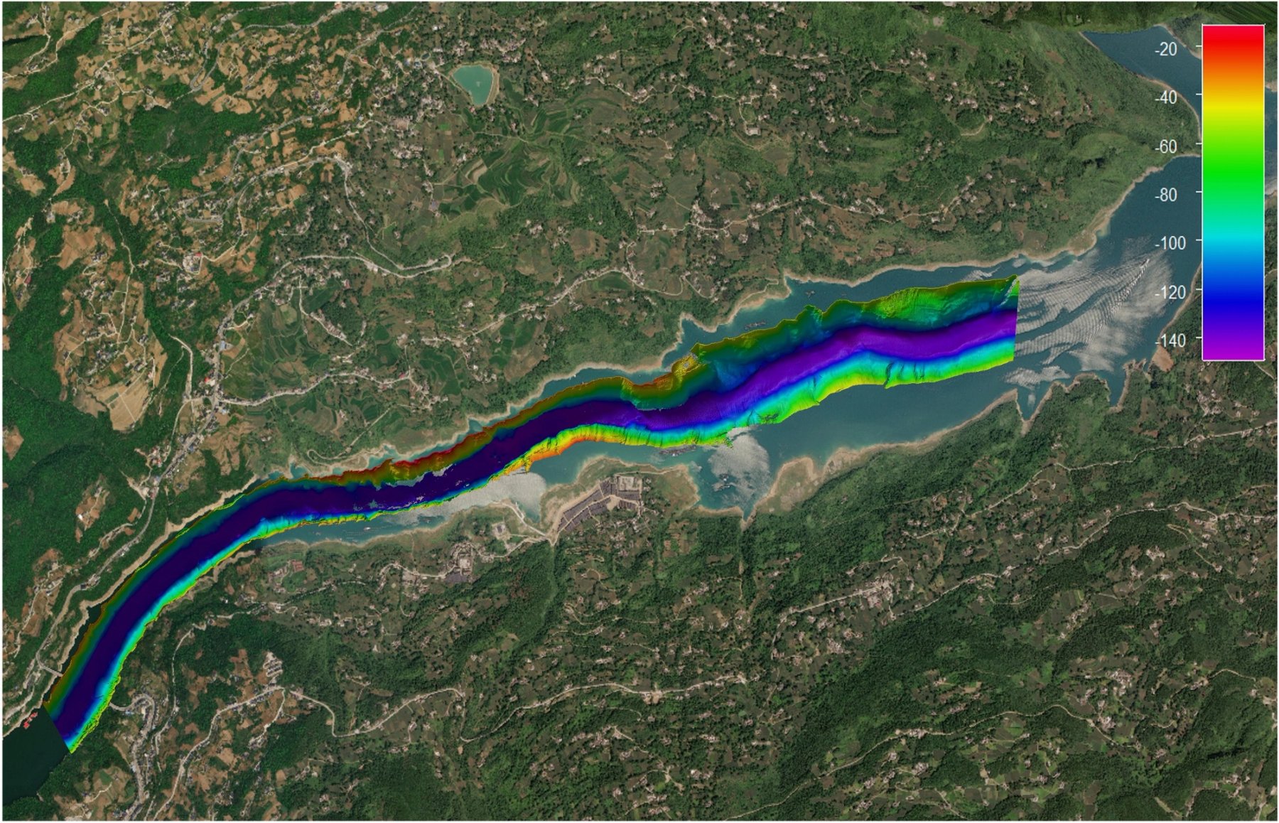 Qing River Bathymetry