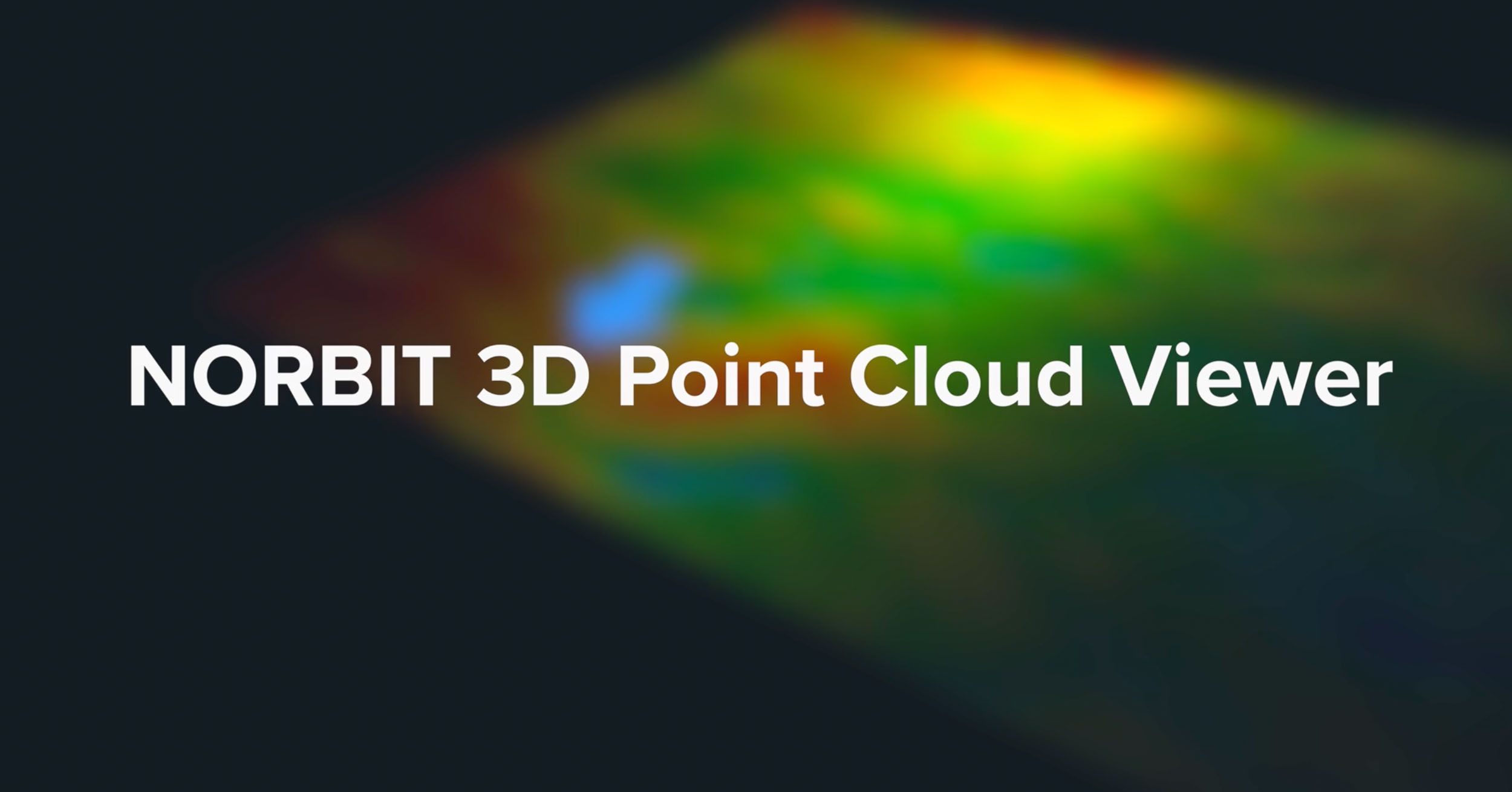 NORBIT 3D Point Cloud Viewer