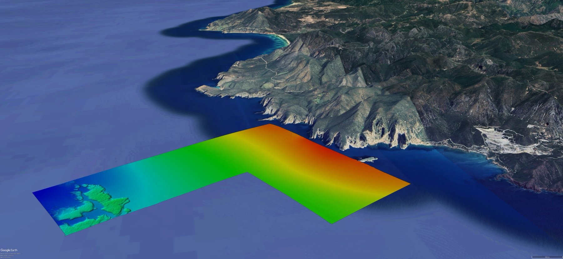 Figure 1. Processed 1m grid data