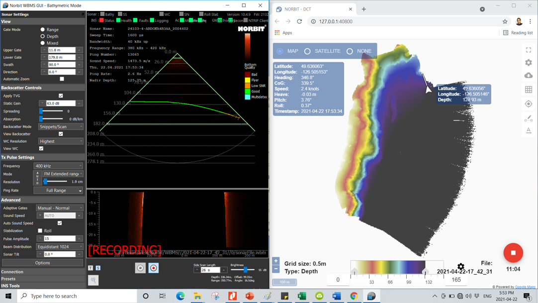 Multibeam Survey Operations on ROV with NORBIT WINGHEAD