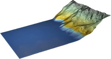 Digital Terrain Model made with the WINGHEAD B57S