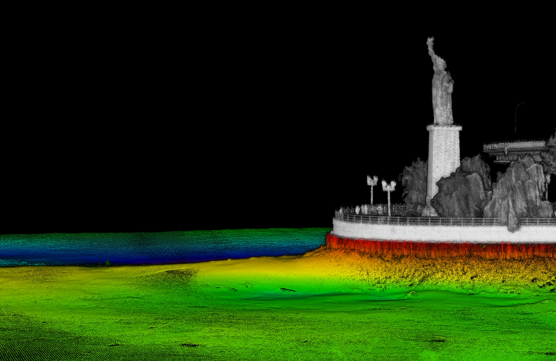 Digital Terrain Model made with the i80S Long Range Multibeam Sonar