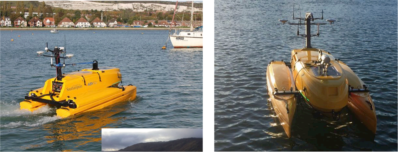 ASV Ltd vessel in water