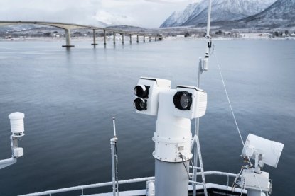 NORBIT SECurus camera station in use on ship in Tromsø, Norway
