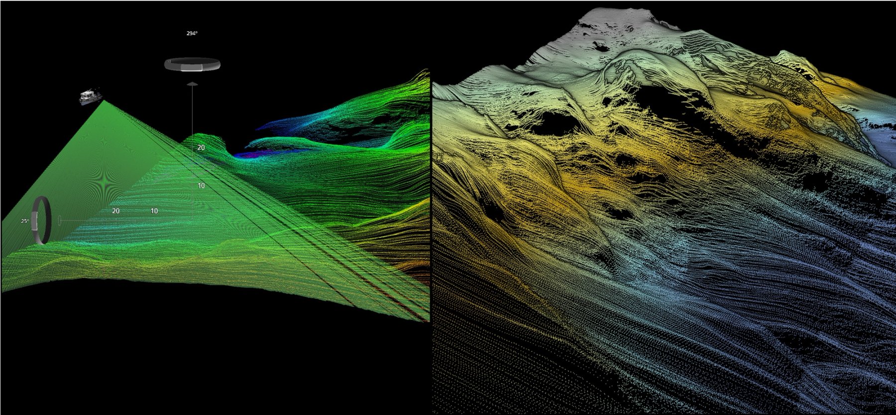 NORBIT High-resolution point cloud data.