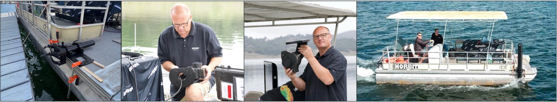 Mounting sonar on boat