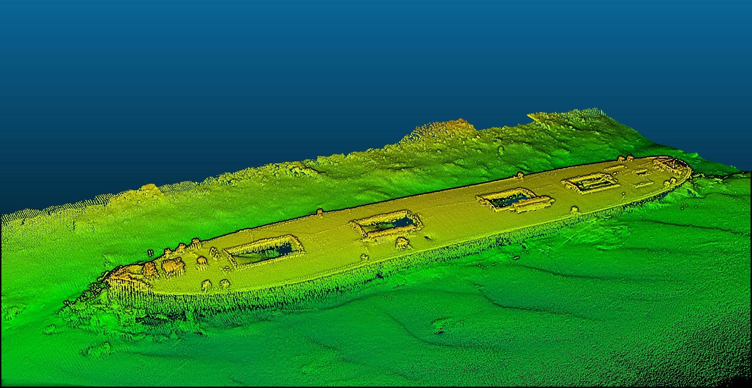 iWBMS multibeam bathymetry sonar data
