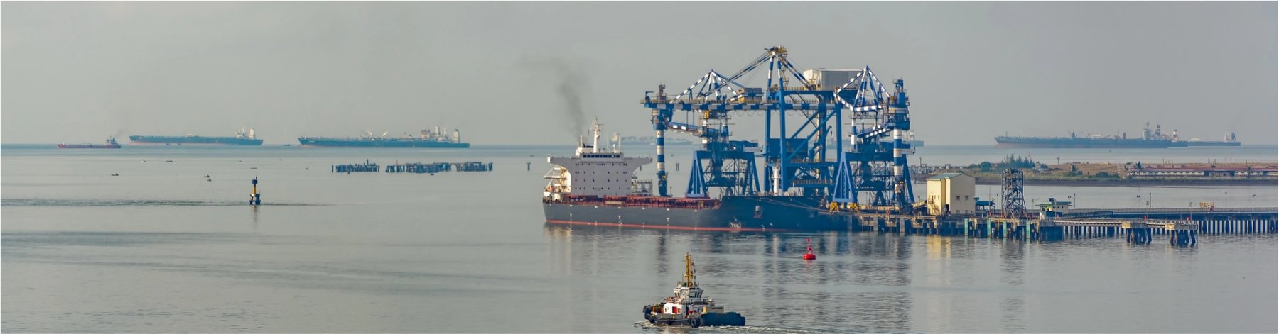 Industrial harbour
