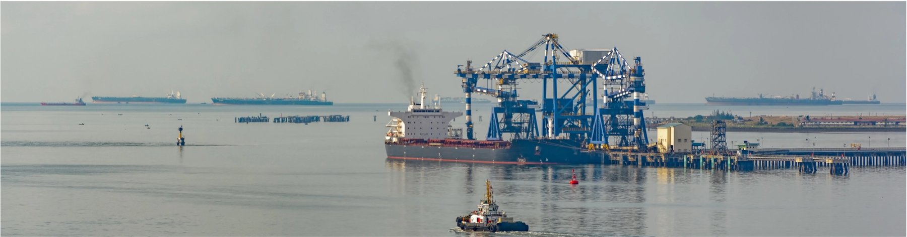 Industrial harbour