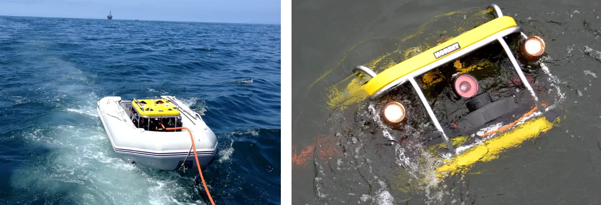 Ocean Modules ROV with NORBIT Forward-looking sonar
