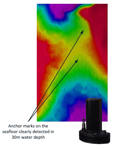 DTM showing Anchor marks