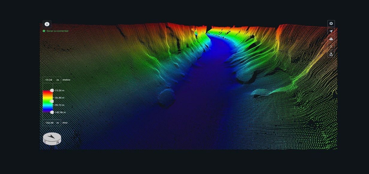 3D Point Cloud of the Qing River 