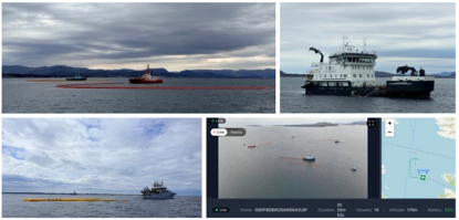 Oil spill exercise in Bergen