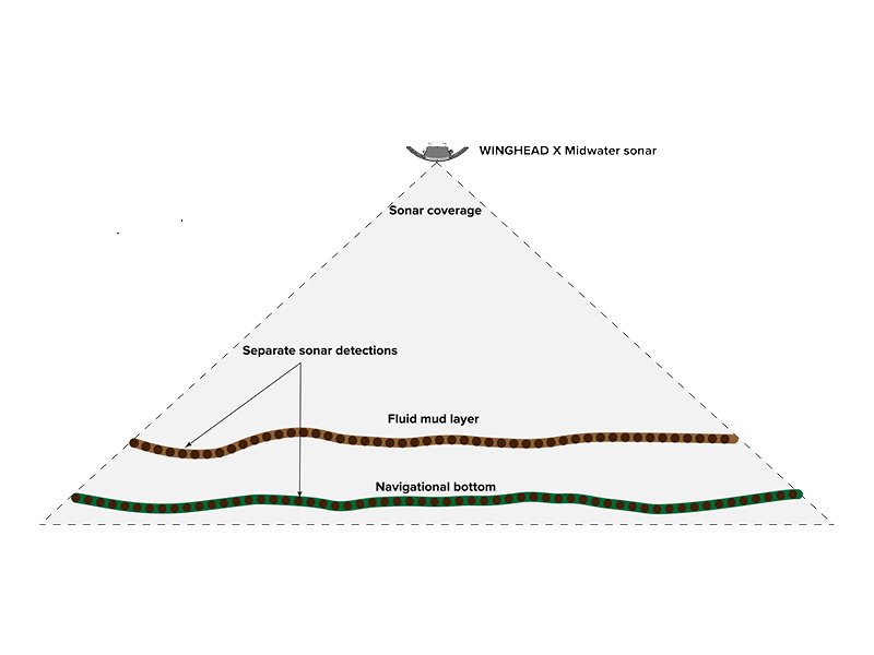 Layered media detection (LMD) method showing two separately detected layers.