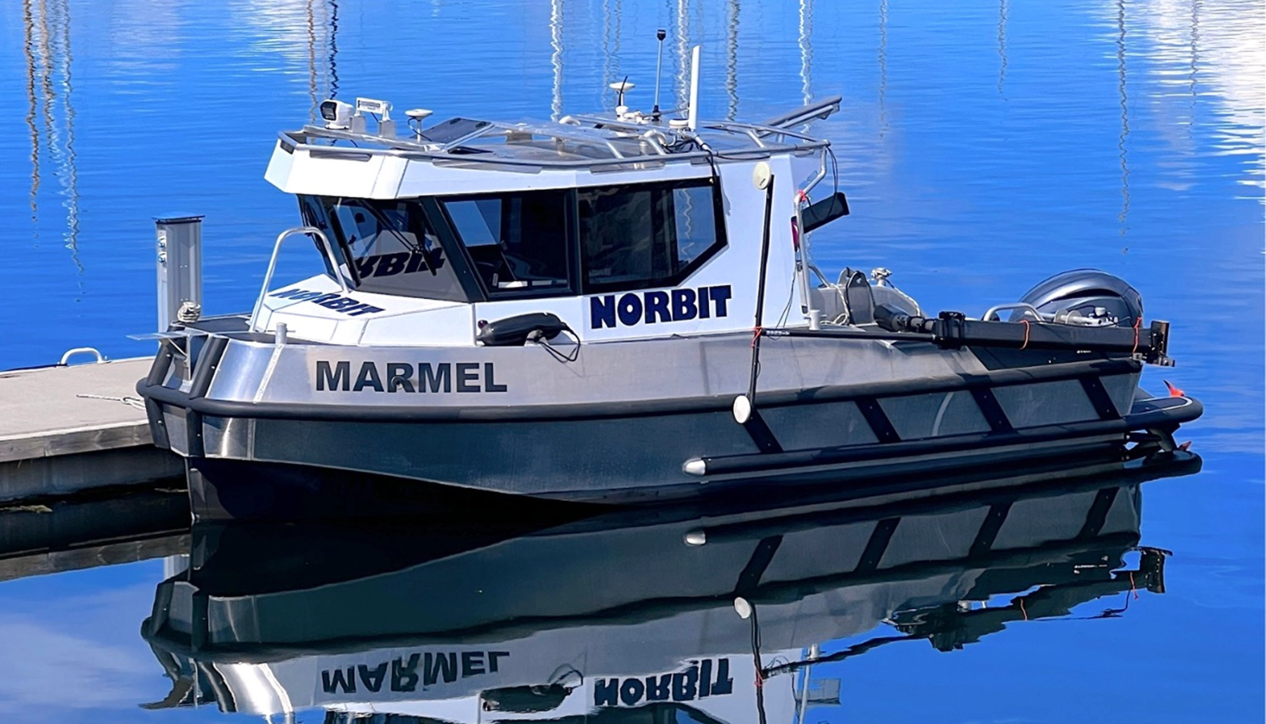 Marmel survey vessel equipped with NORBIT WINGHEAD i80S