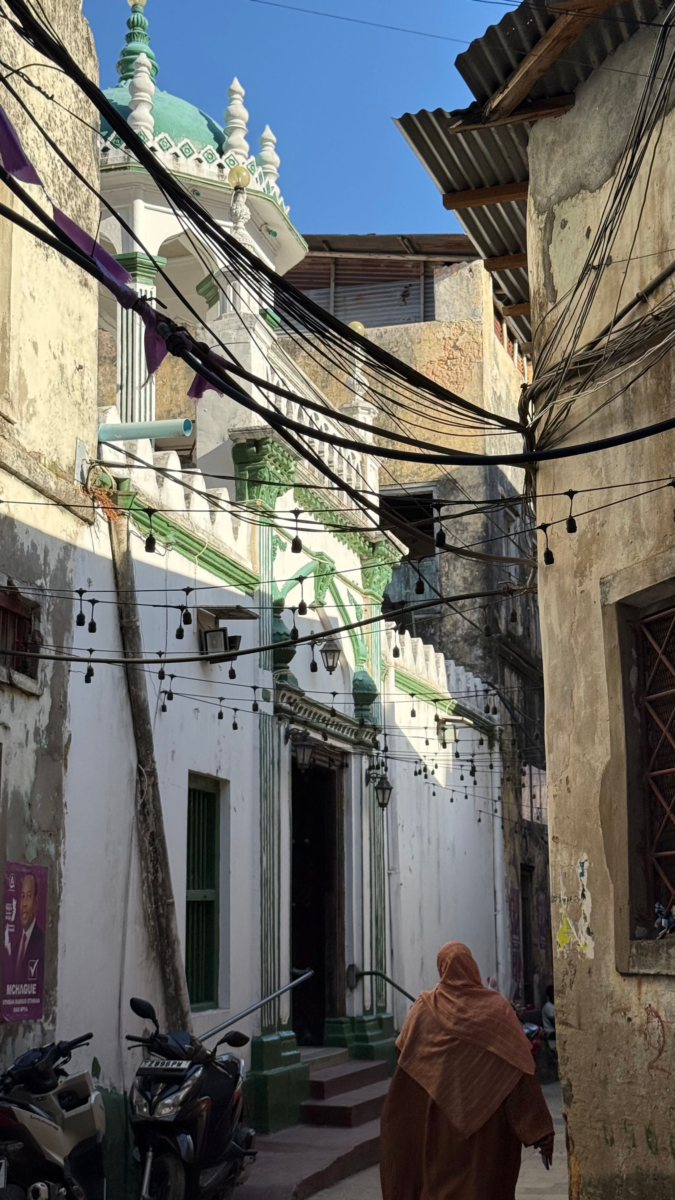 Beco estreito de Stone Town.