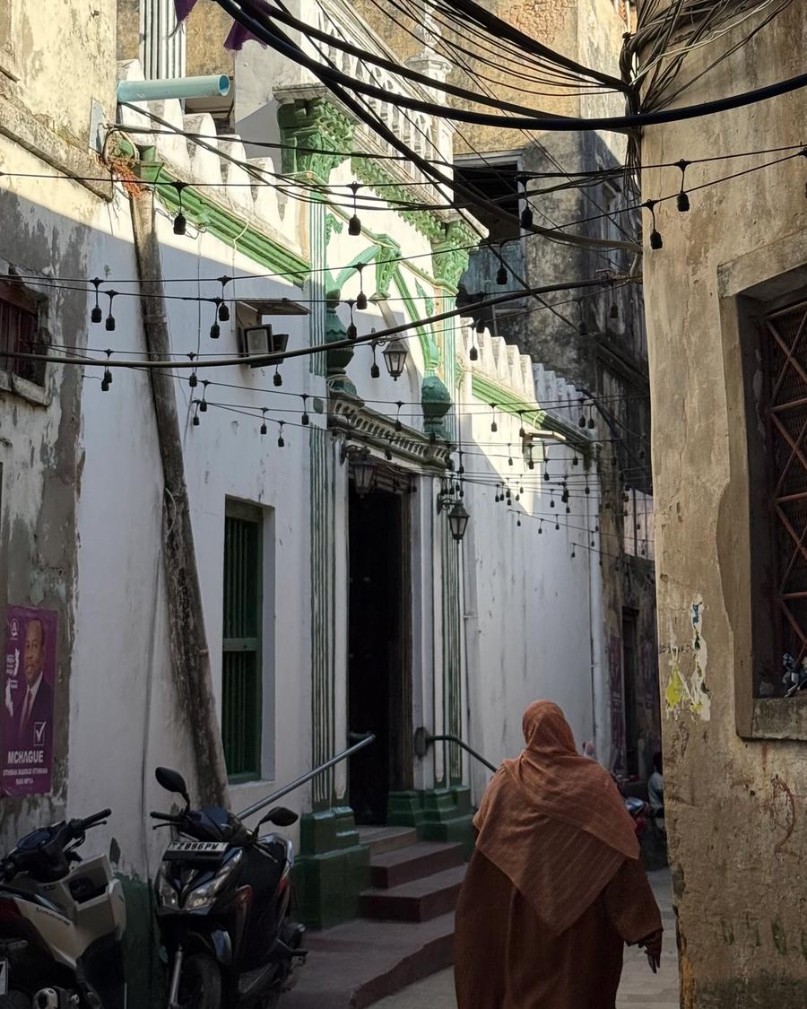 Beco estreito de Stone Town.