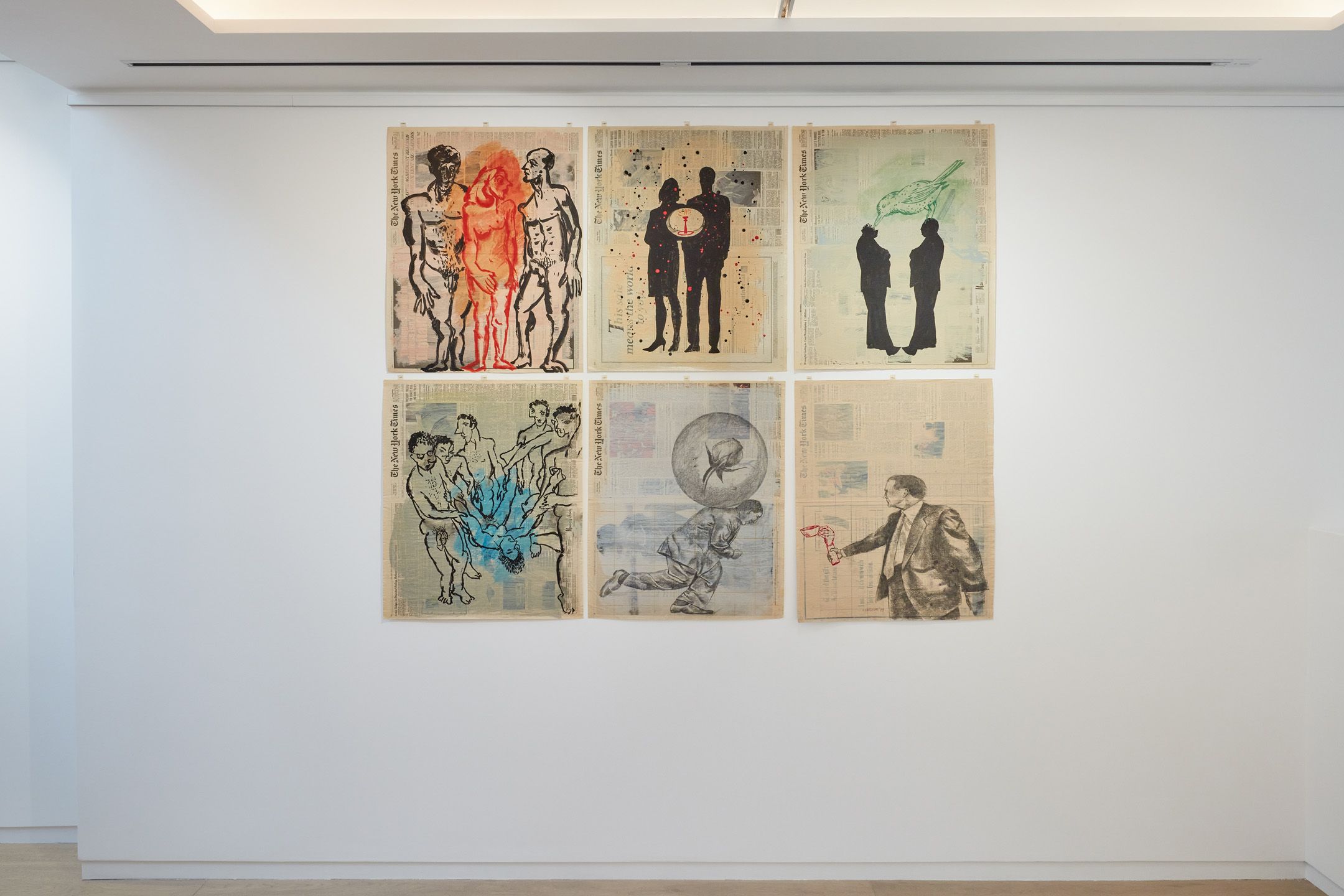 the new york times drawings 1996 – 1998 - nicky nodjoumi