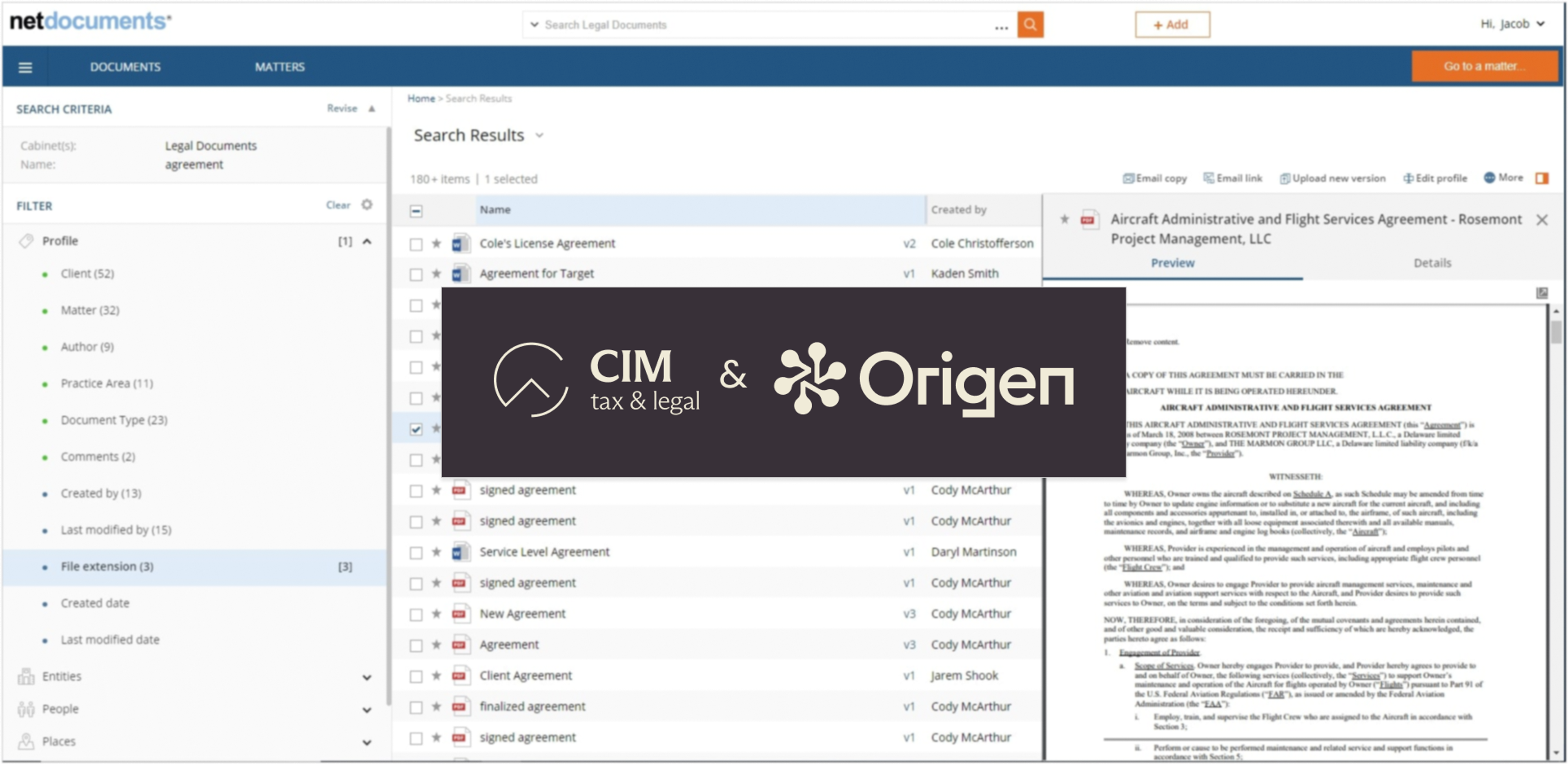 Cimtaxlegal & Origen