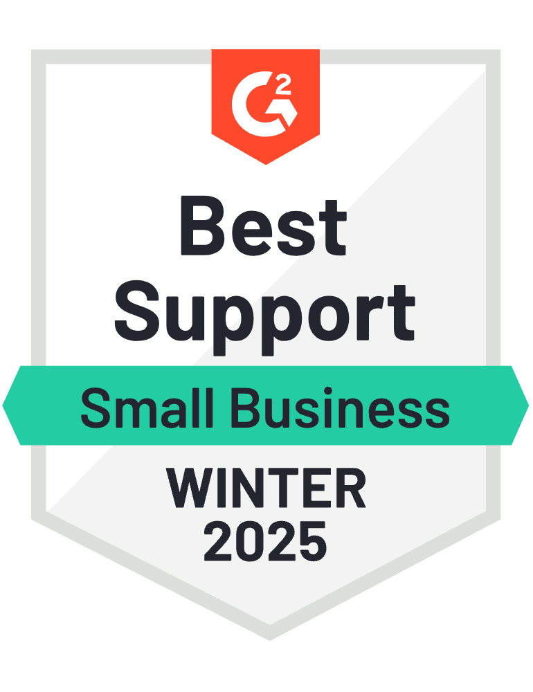 G2 Best Support, Small Business