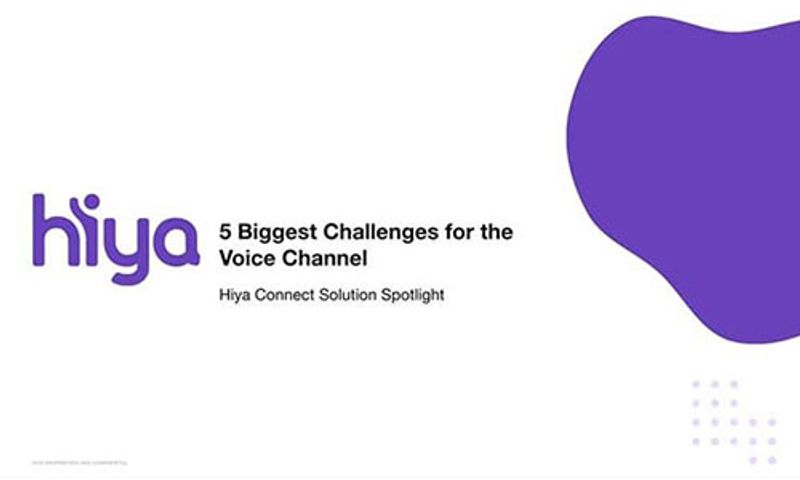 Webinar: Five Biggest Challenges for the Voice Channel