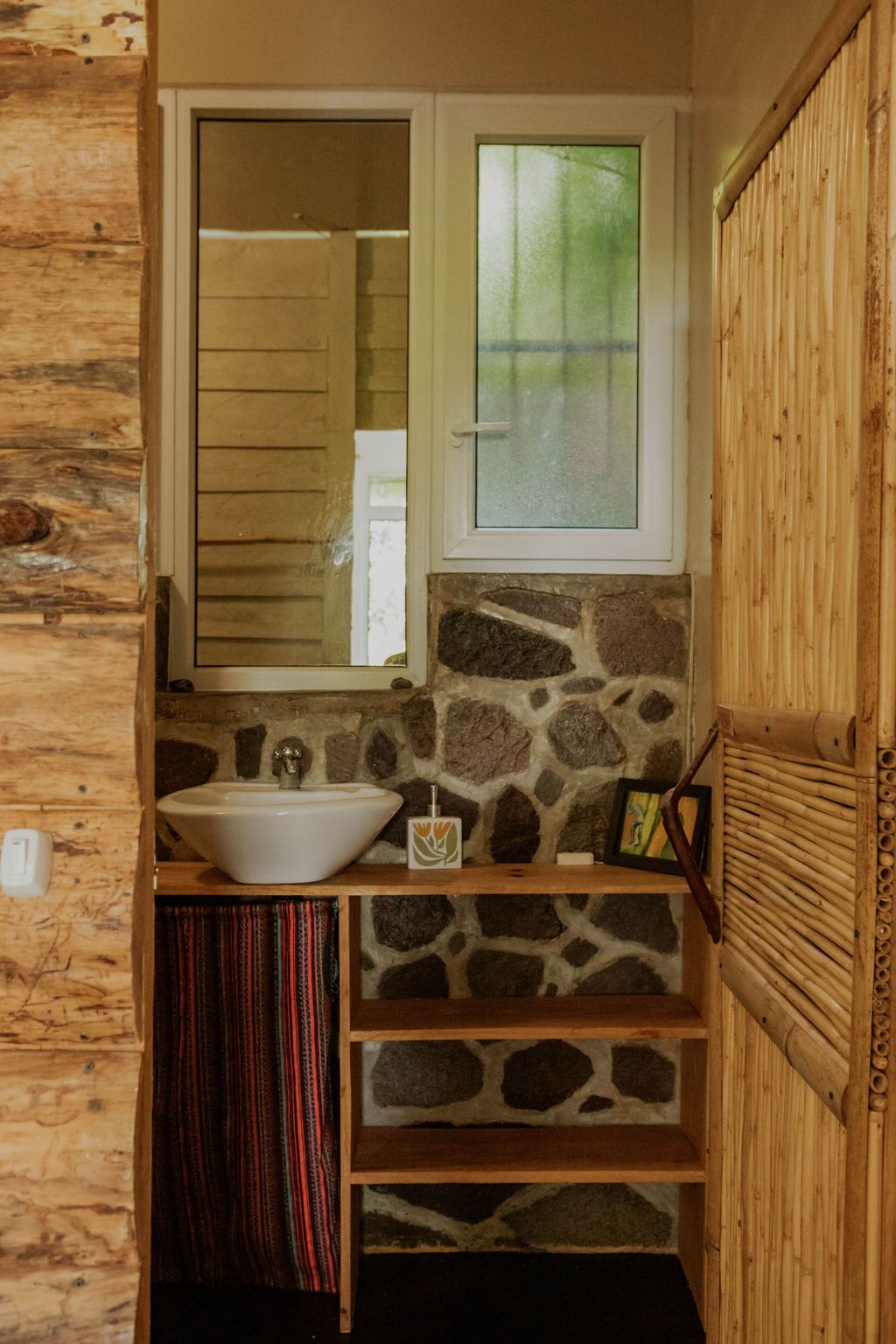 Bathroom in private room, Atitlan Eco Retreat