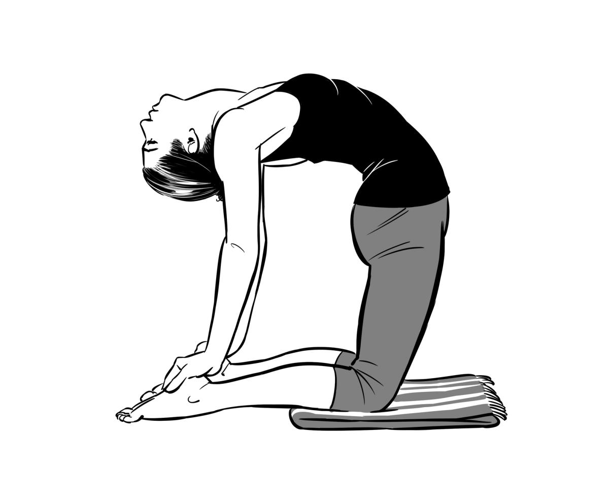 Camel Pose Step-by-Step Demonstration - Ustrasana — Happy Baby Yoga