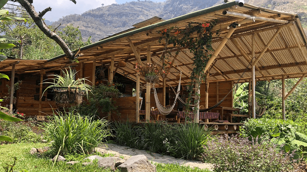 Buddha Cafe kitchen and shop, Atitlan Eco Retreat