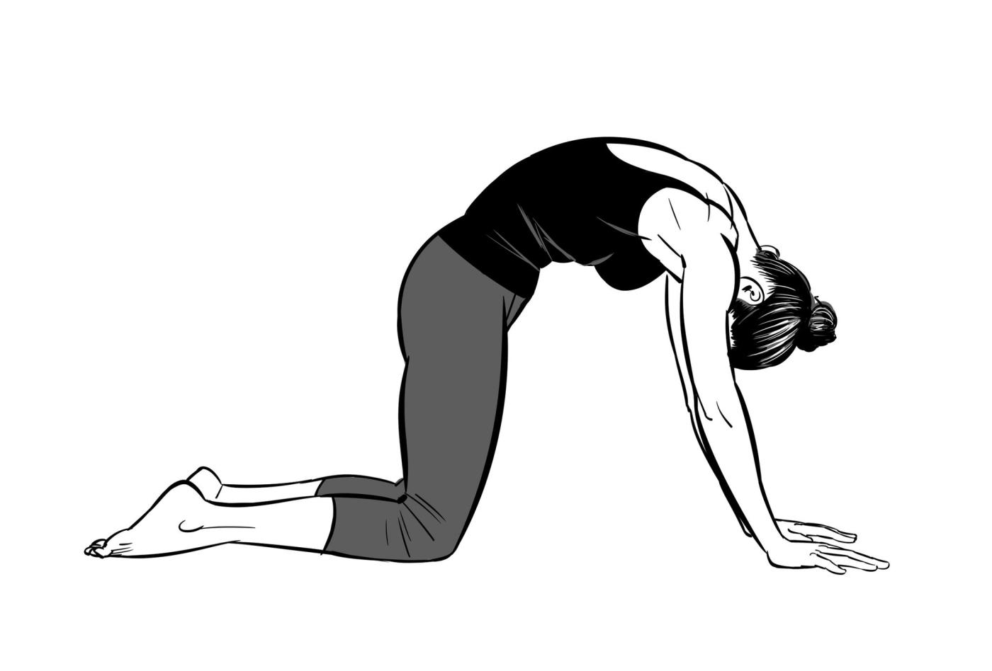 Delicious pose opening the spine and hips