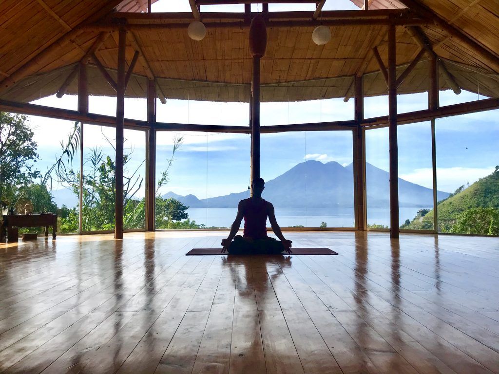 Padmasana lotus meditation