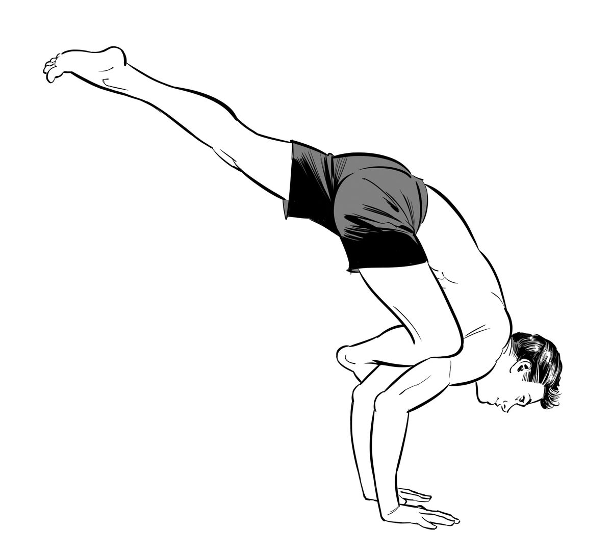 How to Do Galavasana Ashtanga Vinyasa Arm Balance — Happy Baby Yoga