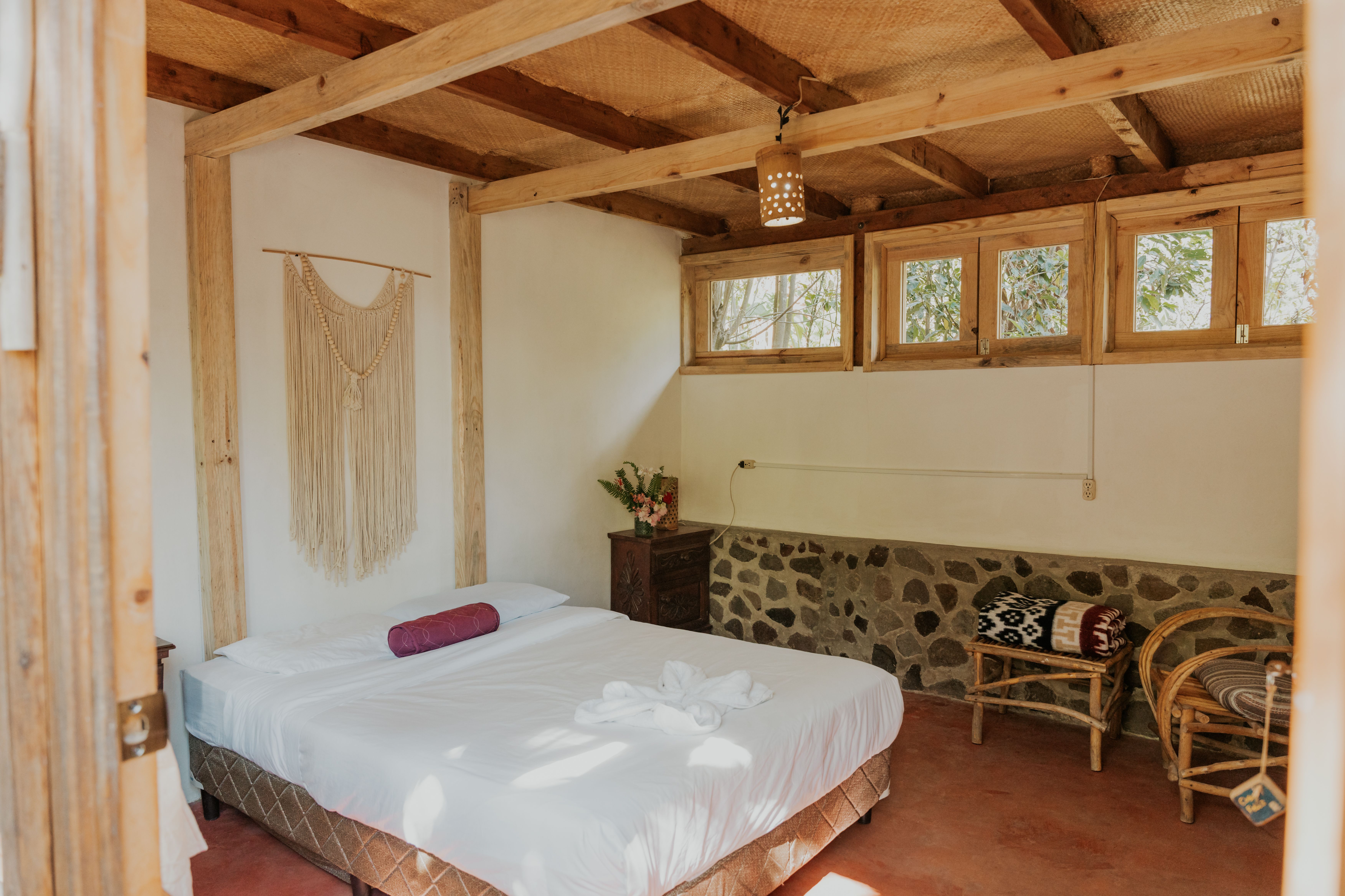 Private room with shared bathroom, Atitlan Eco Retreat