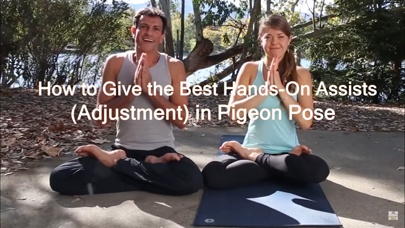 Pigeon Pose - How to Give the Best Hands On Assist — Doron Yoga