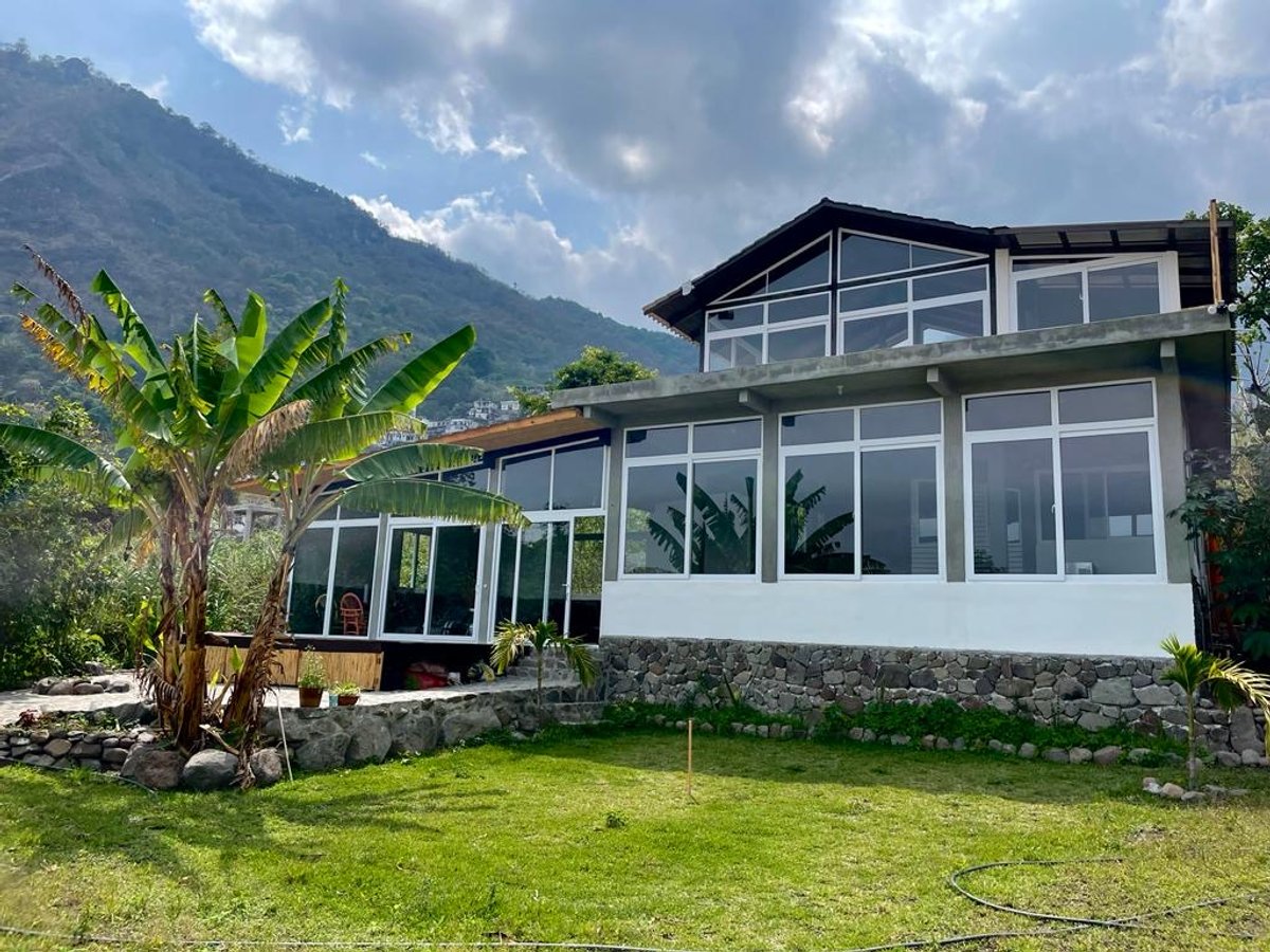 Front view of casa Grande Lake Atitlan