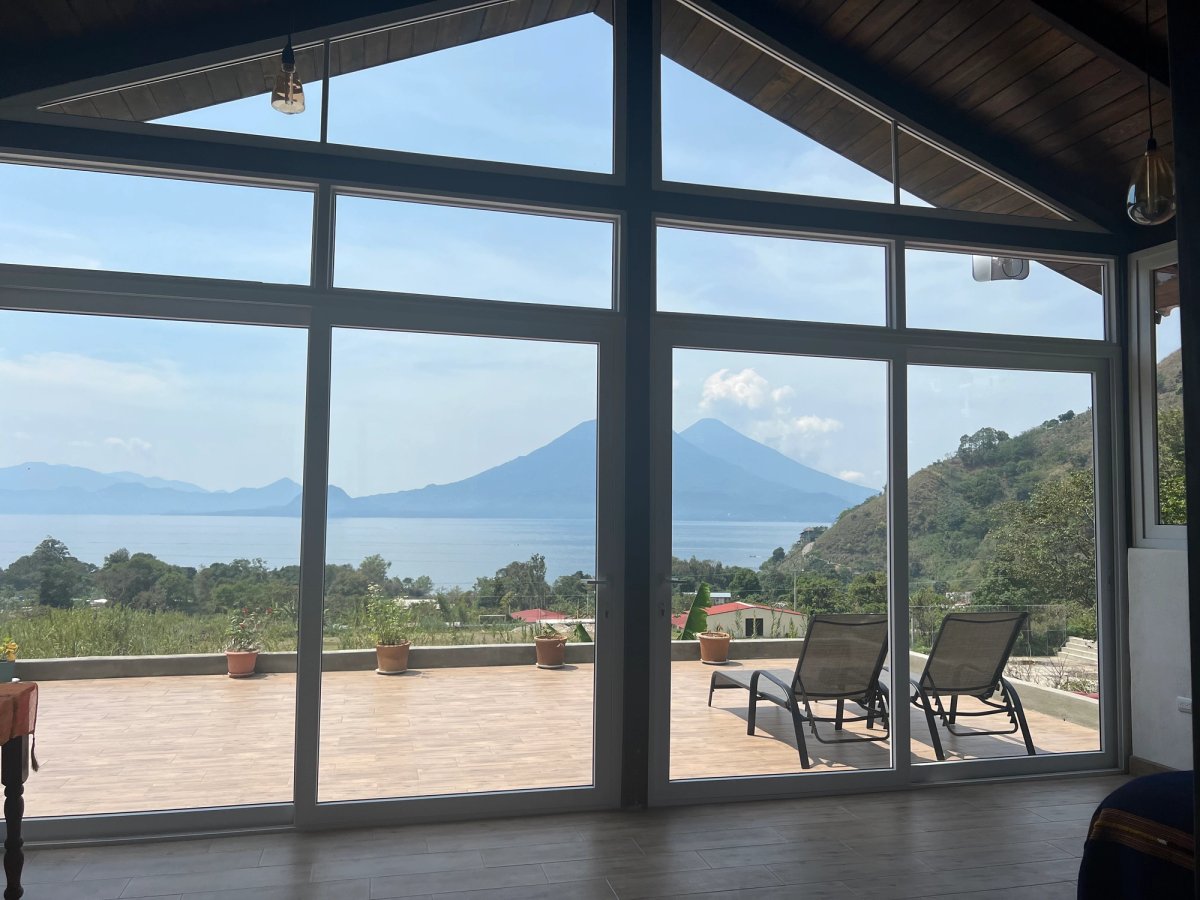 Volcano view from Villa Casa Grande Atitlan