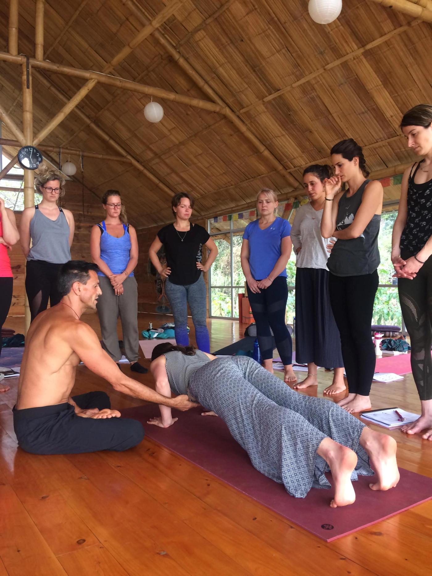 Sirsasana headstand variations from Ashtanga