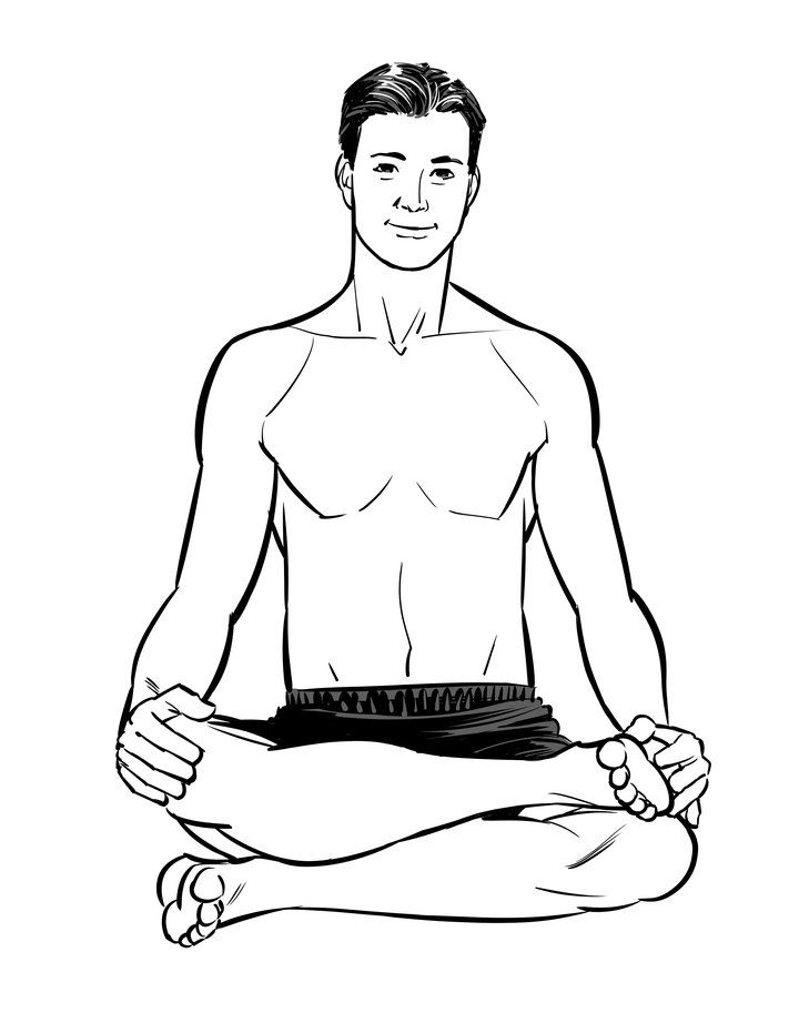 Double pigeon, Agnistambhasana, with the shins stacked.