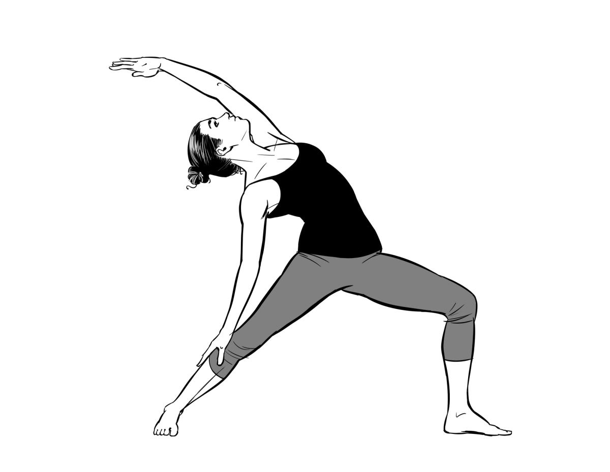 Warrior one - Virabhadrasana — Happy Baby Yoga