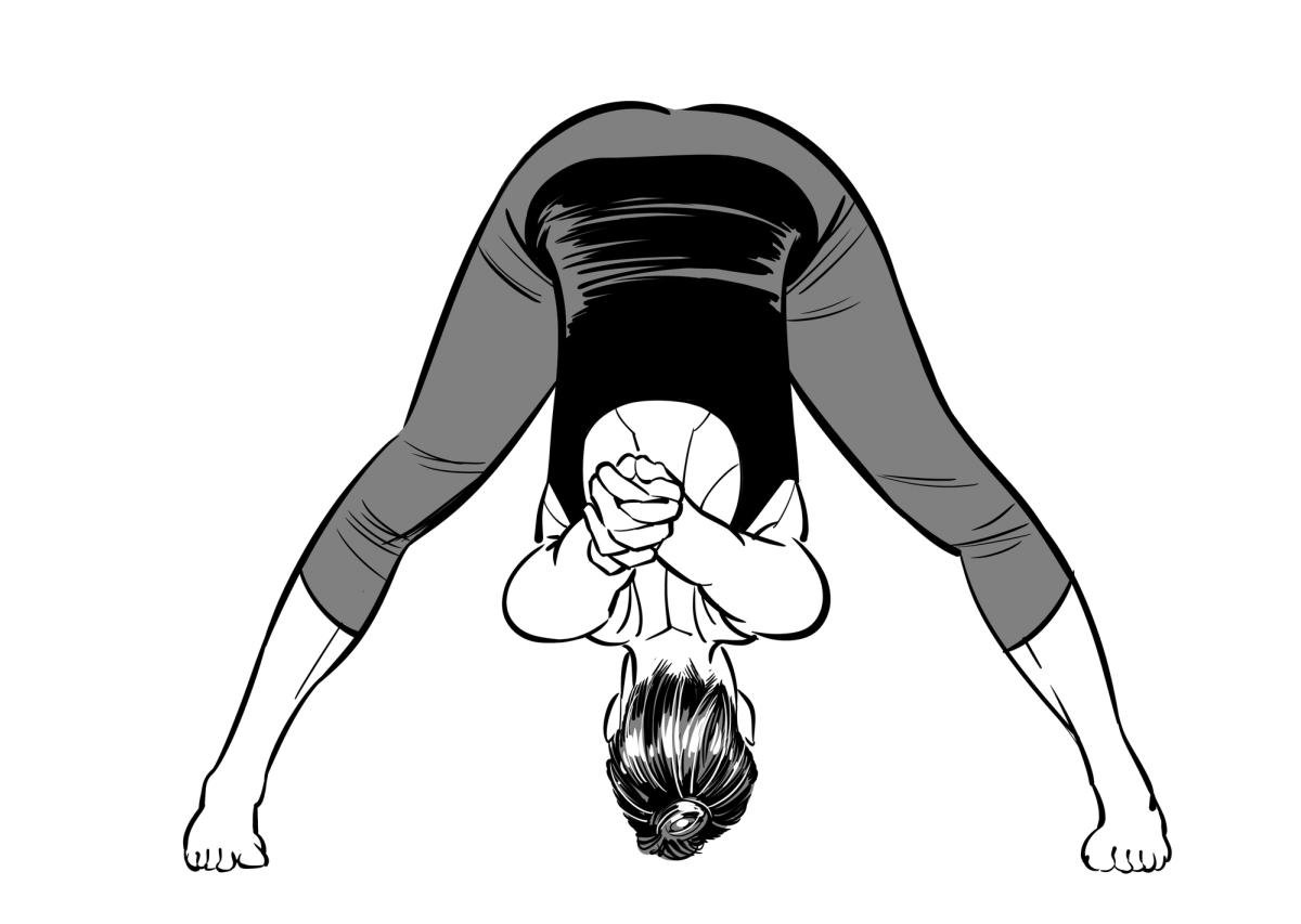 How to give best hands-on assists in Prasarita Padottanasana C (for yoga teachers) — Happy Baby Yoga
