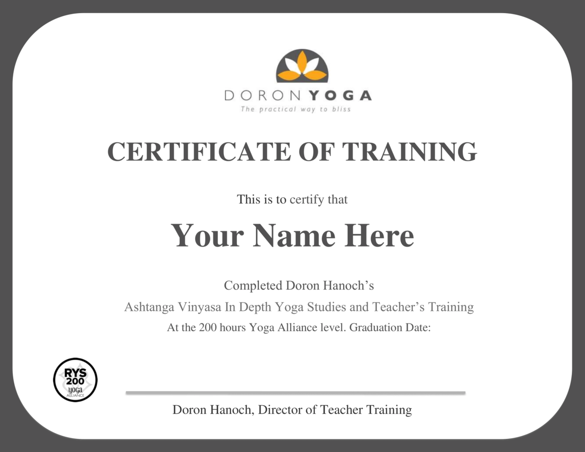 Certifications